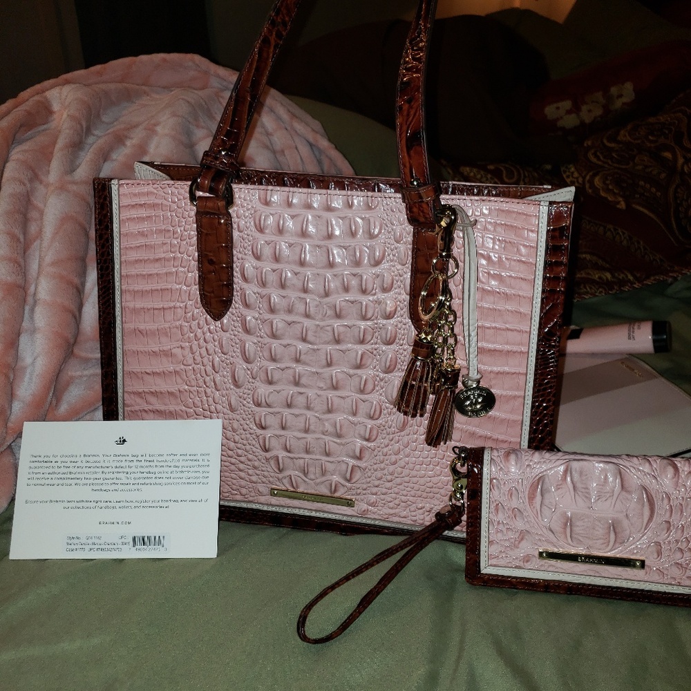 Brahmin marquis chambray purse only